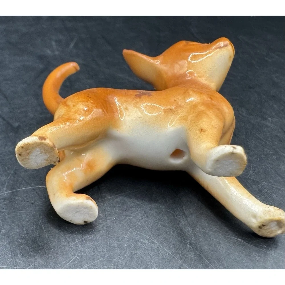 Lot Of 3 Vintage Ceramic Chihuahua Dogs Trinket Shelf Display Decor READ NOTES